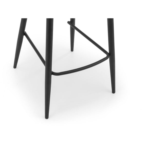 LUXE VELVET BAR STOOL - GREY - Living with Luxury