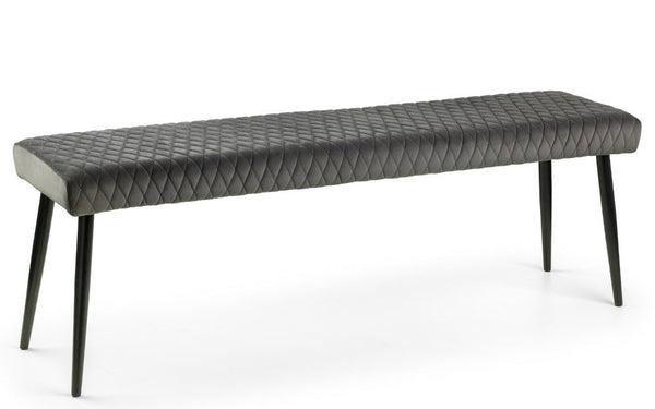 LUXE LOW BENCH - GREY - Living with Luxury