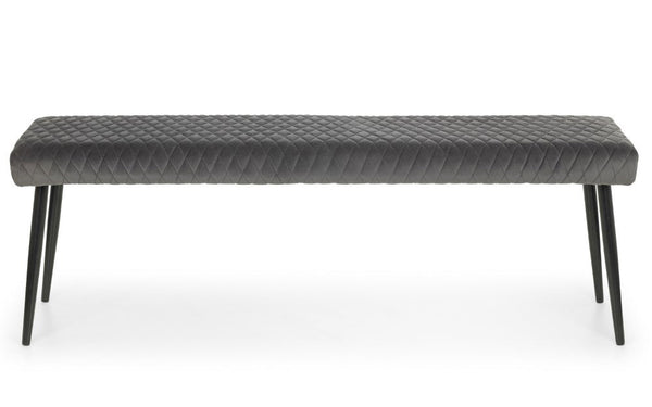 LUXE LOW BENCH - GREY - Living with Luxury