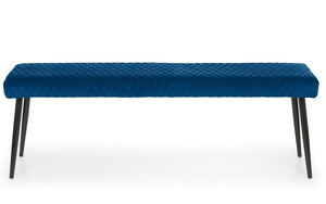 LUXE LOW BENCH - BLUE - Living with Luxury