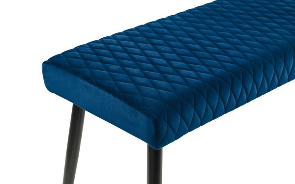 LUXE LOW BENCH - BLUE - Living with Luxury
