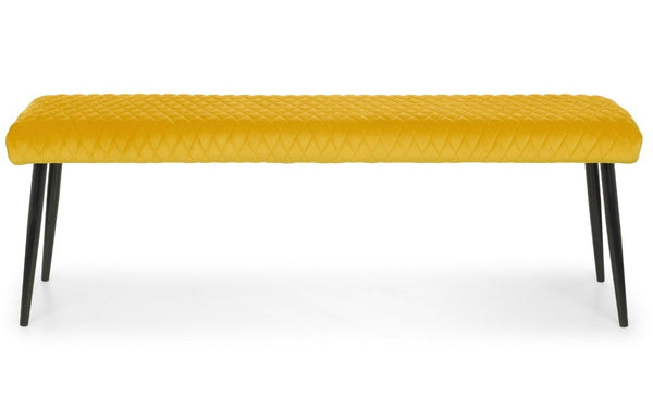 LUXE LOW BENCH - MUSTARD - Living with Luxury