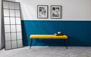 LUXE LOW BENCH - MUSTARD - Living with Luxury