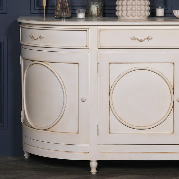 Aged Ivory Sideboard – view 2