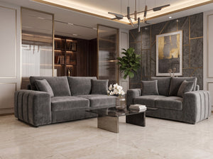 Laguna Grey 3+2 Sofa Set