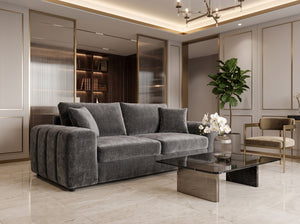Laguna Grey 3 Seater Sofa