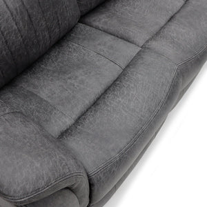 Leon Electric Recliner Sofa Grey 2 Seater Living Room Furniture