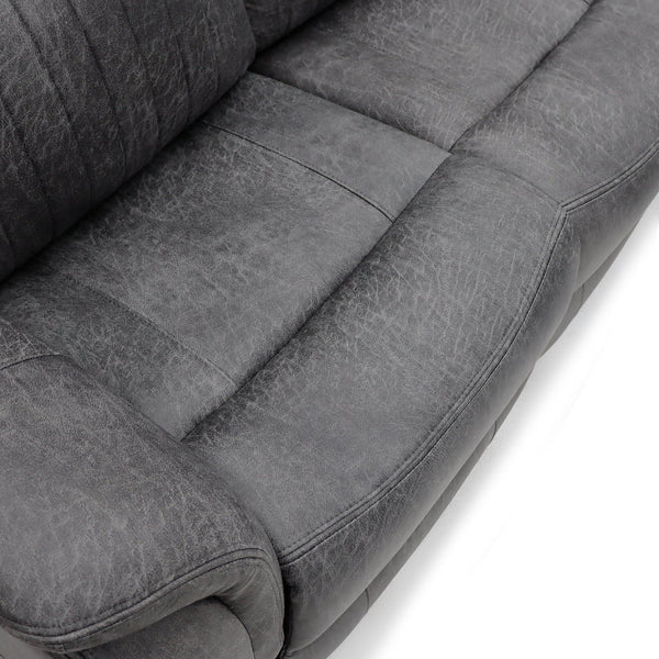 Leon Electric Recliner Sofa Grey 2 Seater Living Room Furniture