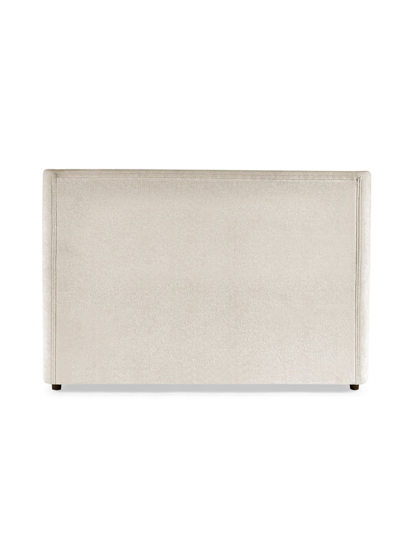 Maddock Beige Upholstered Ottoman Storage 150cm King Bed - Living with Luxury