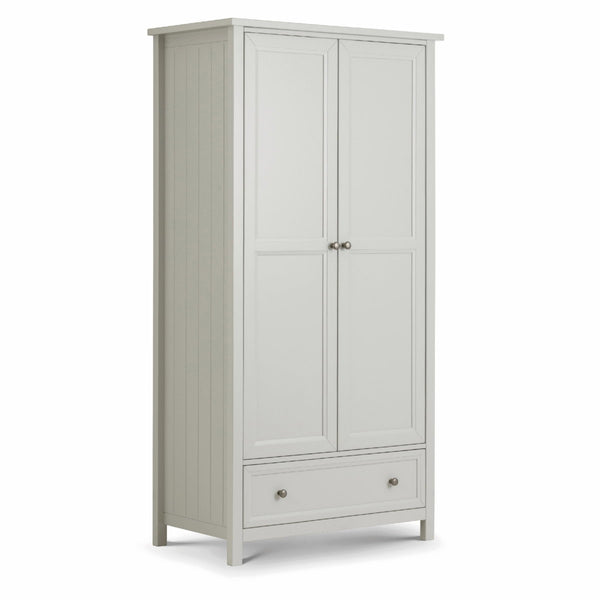 MAINE 2 DOOR COMBINATION WARDROBE - DOVE GREY - Living with Luxury