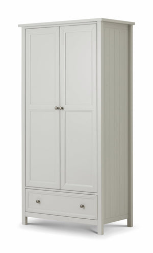 MAINE 2 DOOR COMBINATION WARDROBE - DOVE GREY - Living with Luxury