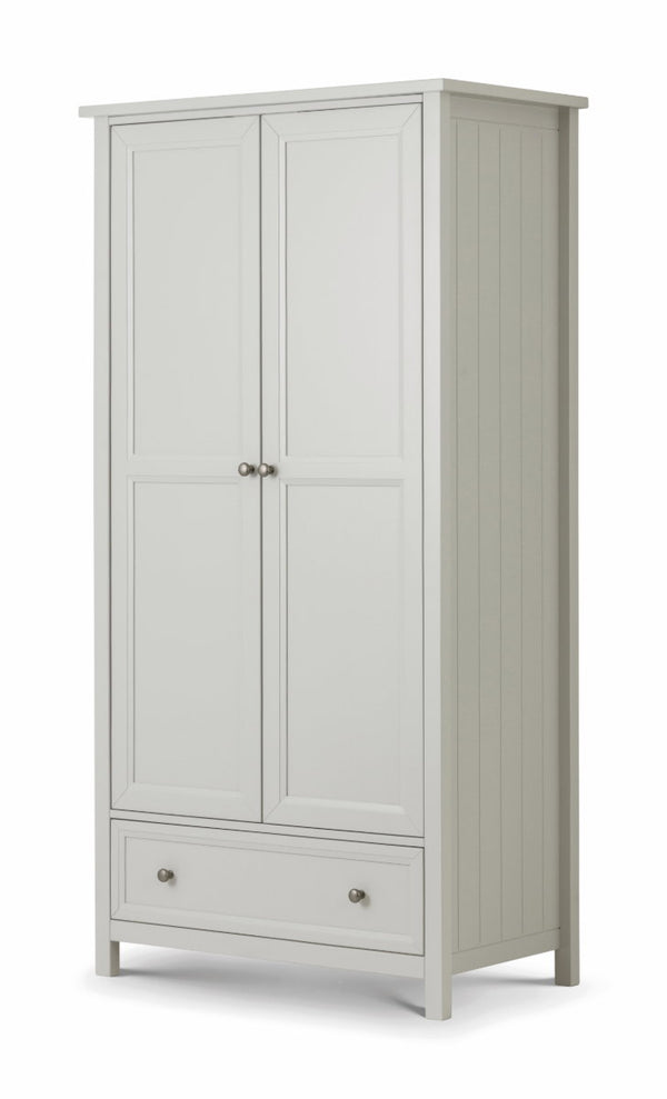 MAINE 2 DOOR COMBINATION WARDROBE - DOVE GREY - Living with Luxury