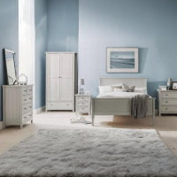 MAINE 2 DOOR COMBINATION WARDROBE - DOVE GREY - Living with Luxury