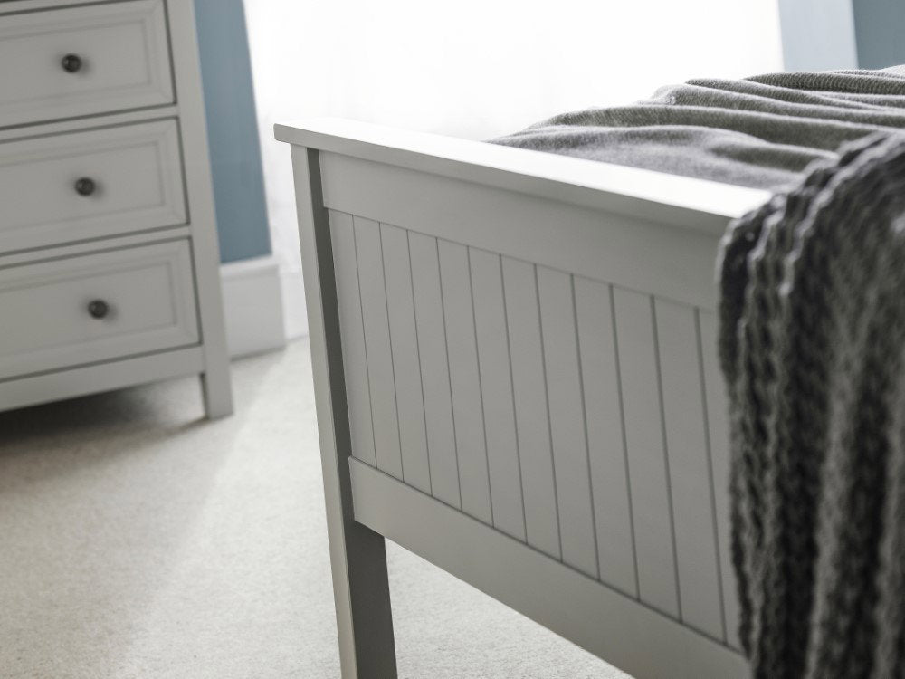 MAINE 135CM BED - DOVE GREY - Living with Luxury