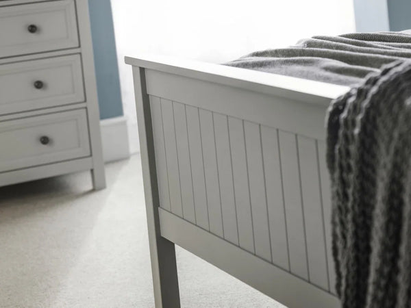 Maine 150cm King Bed - Dove Grey - Living with Luxury