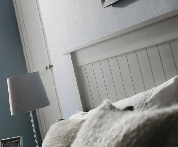 Maine 150cm King Bed - Dove Grey - Living with Luxury