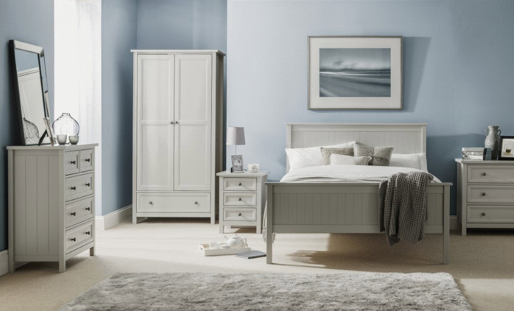 MAINE 135CM BED - DOVE GREY - Living with Luxury