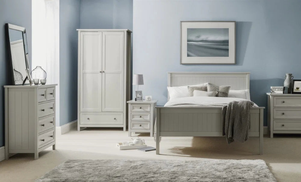 Maine 150cm King Bed - Dove Grey - Living with Luxury