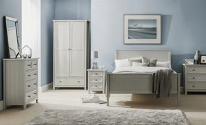 Maine 150cm King Bed - Dove Grey - Living with Luxury