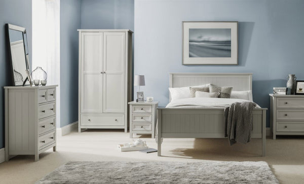 Maine 90cm Single Bed - Surf White - Living with Luxury
