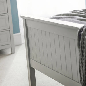 Maine 135cm Double Bed - Dove Grey - Living with Luxury
