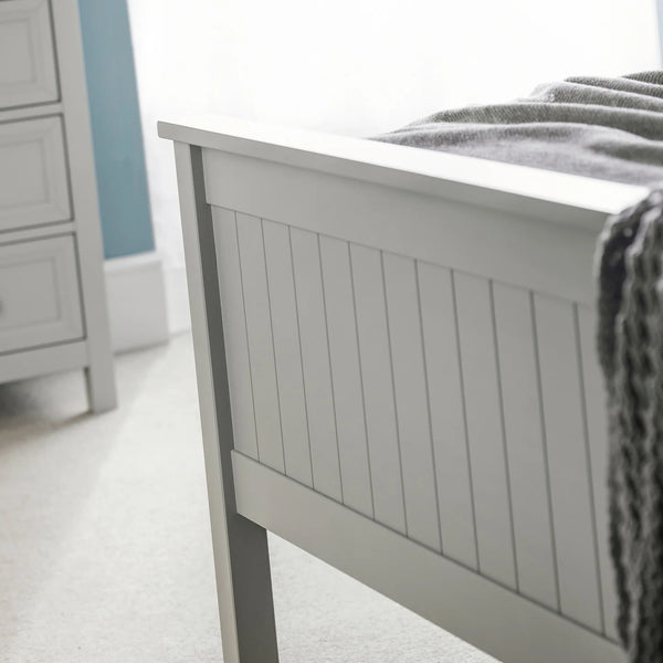 Maine 135cm Double Bed - Dove Grey - Living with Luxury