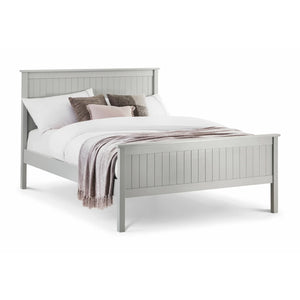 Maine 135cm Double Bed - Dove Grey - Living with Luxury