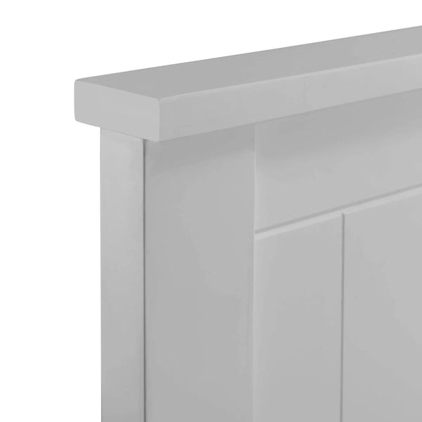 Maine 135cm Double Bed - Dove Grey - Living with Luxury