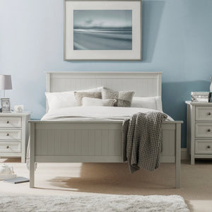 Maine 135cm Double Bed - Dove Grey - Living with Luxury