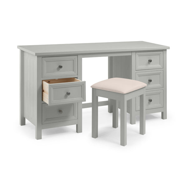 Maine Dressing Table - Dove Grey - Living with Luxury