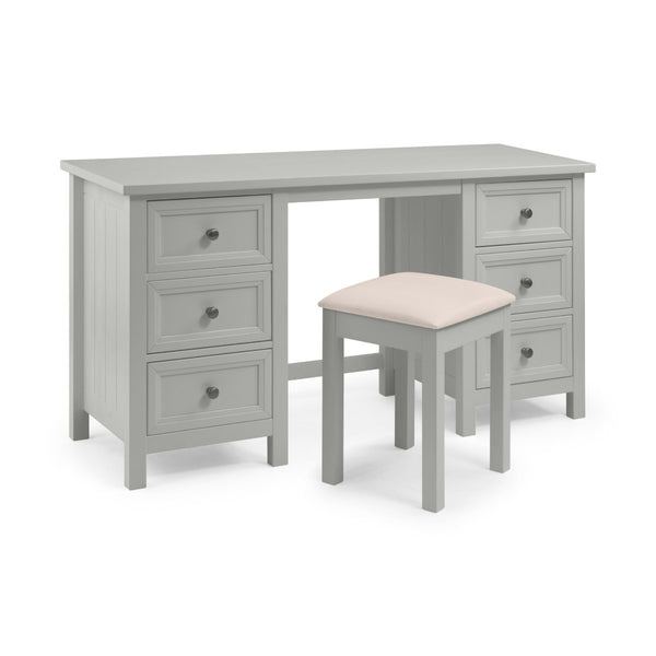 Maine Dressing Table - Dove Grey - Living with Luxury