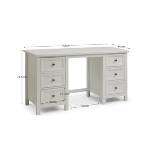 MAINE DRESSING STOOL - DOVE GREY - Living with Luxury