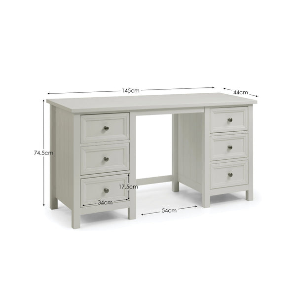 MAINE DRESSING STOOL - DOVE GREY - Living with Luxury