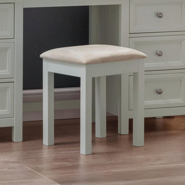 MAINE DRESSING STOOL - DOVE GREY - Living with Luxury