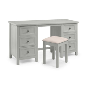 MAINE DRESSING STOOL - DOVE GREY - Living with Luxury