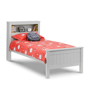MAINE BOOKCASE BED 90CM - DOVE GREY - Living with Luxury
