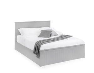 Maine Ottoman Storage 150cm King Bed - Dove Grey - Living with Luxury