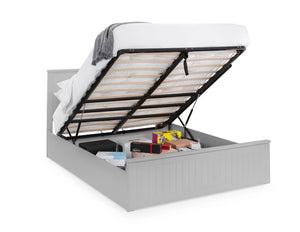 MAINE OTTOMAN BED 135CM - DOVE GREY - Living with Luxury