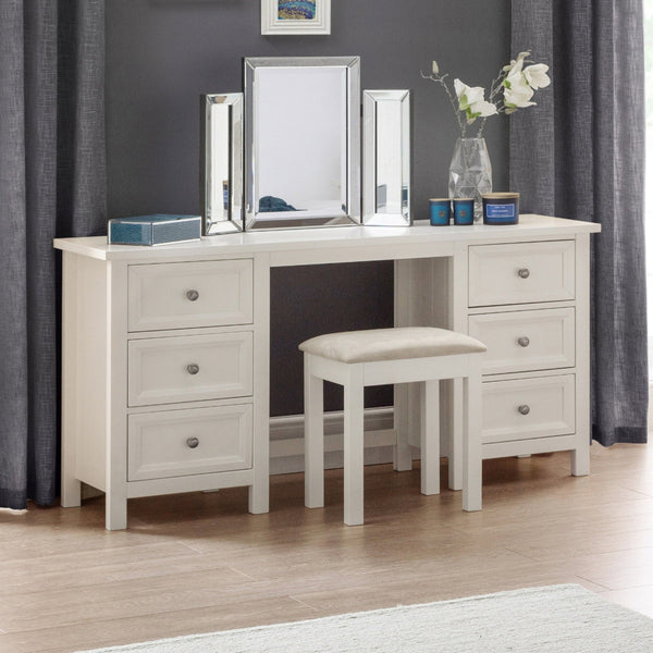 Maine Dressing Table - Surf White - Living with Luxury