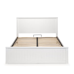 MAINE OTTOMAN BED 135CM - SURF WHITE - Living with Luxury