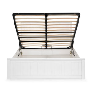 MAINE OTTOMAN BED 135CM - SURF WHITE - Living with Luxury