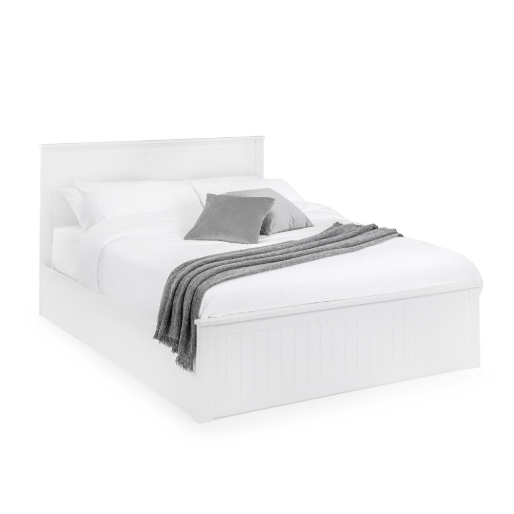 MAINE OTTOMAN BED 150CM - SURF WHITE - Living with Luxury