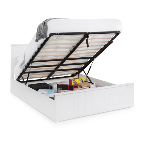 MAINE OTTOMAN BED 150CM - SURF WHITE - Living with Luxury