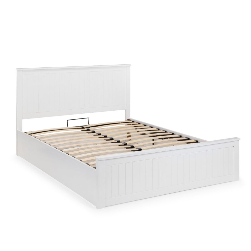 MAINE OTTOMAN BED 150CM - SURF WHITE - Living with Luxury
