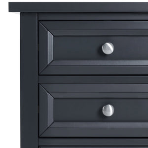 MAINE 3 DRAWER BEDSIDE - ANTHRACITE - Living with Luxury