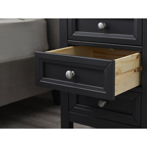 MAINE 3 DRAWER BEDSIDE - ANTHRACITE - Living with Luxury