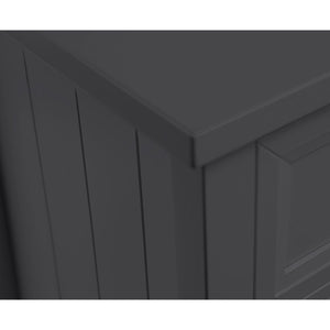 Maine 3 Drawer Wide Chest - Anthracite - Living with Luxury