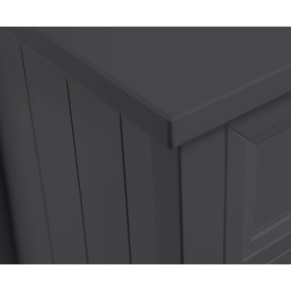 Maine 3 Drawer Wide Chest - Anthracite - Living with Luxury