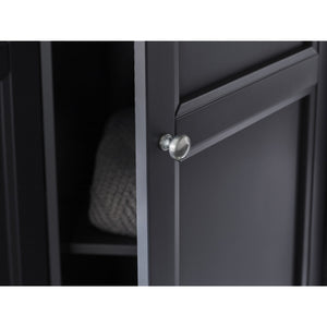 Maine 3 Door Combination Wardrobe - Anthracite - Living with Luxury