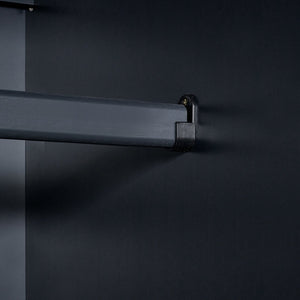 Maine 3 Door Combination Wardrobe - Anthracite - Living with Luxury